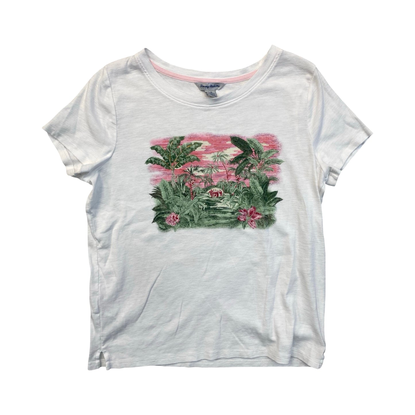 Top Ss Basic By Tommy Bahama In White, Size:L