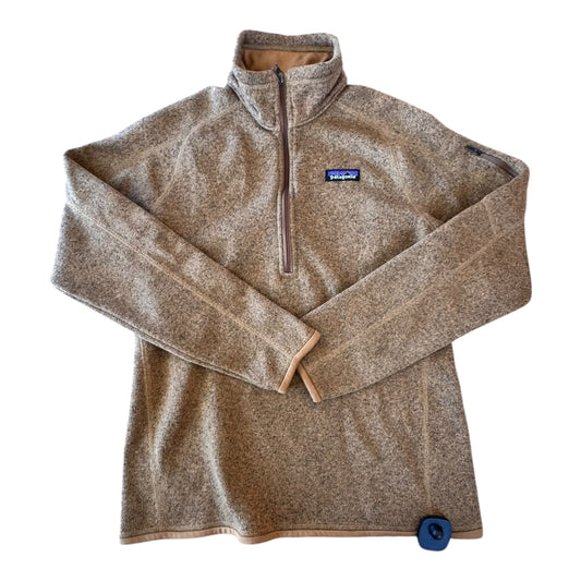 Jacket Fleece By Patagonia In Brown, Size:M