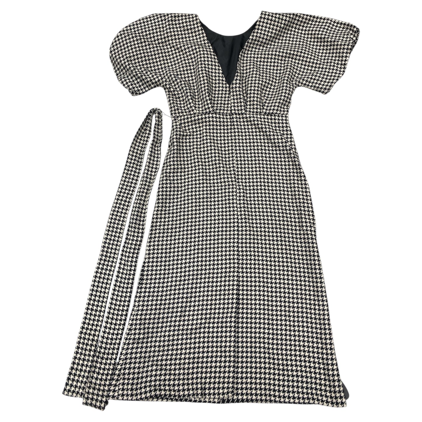 Dress Party Long By Zara In Black & White, Size:S
