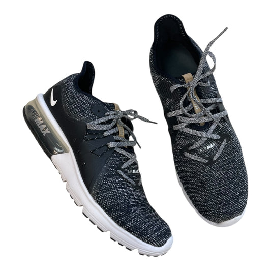 Shoes Athletic By Nike In Black & Grey, Size:11