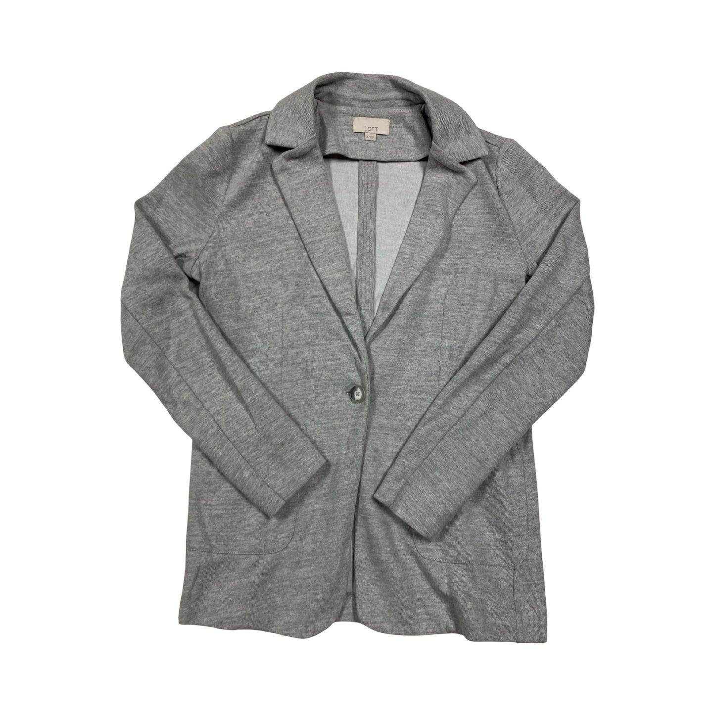 Blazer By Loft In Grey, Size:2