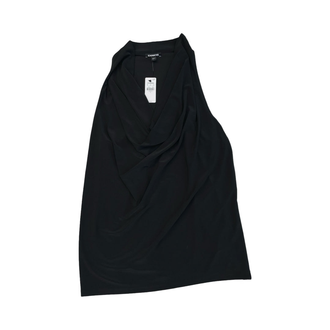 Top Sleeveless By Express In Black, Size:L