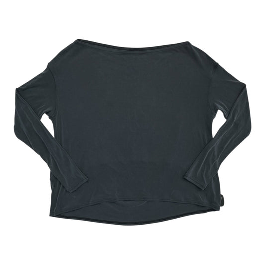 Athletic Top Ls Crewneck By Lululemon In Black, Size:8