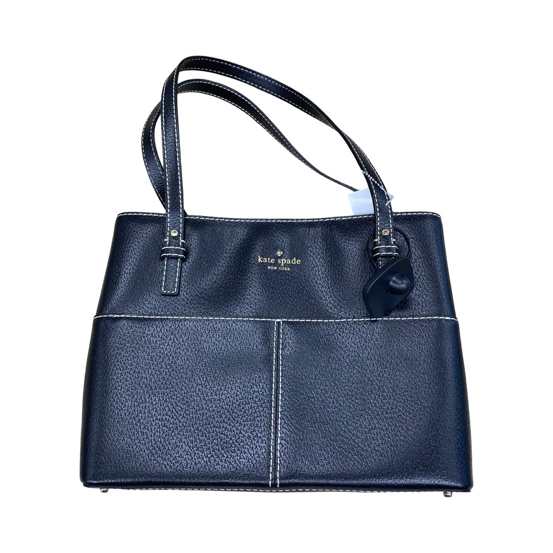 Handbag Designer By Kate Spade In Black & White, Size:Small