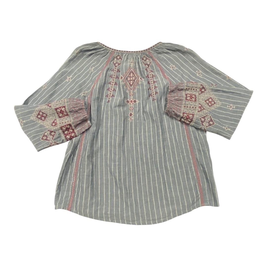 Top Ls Designer By Johnny Was In Striped Pattern, Size:S