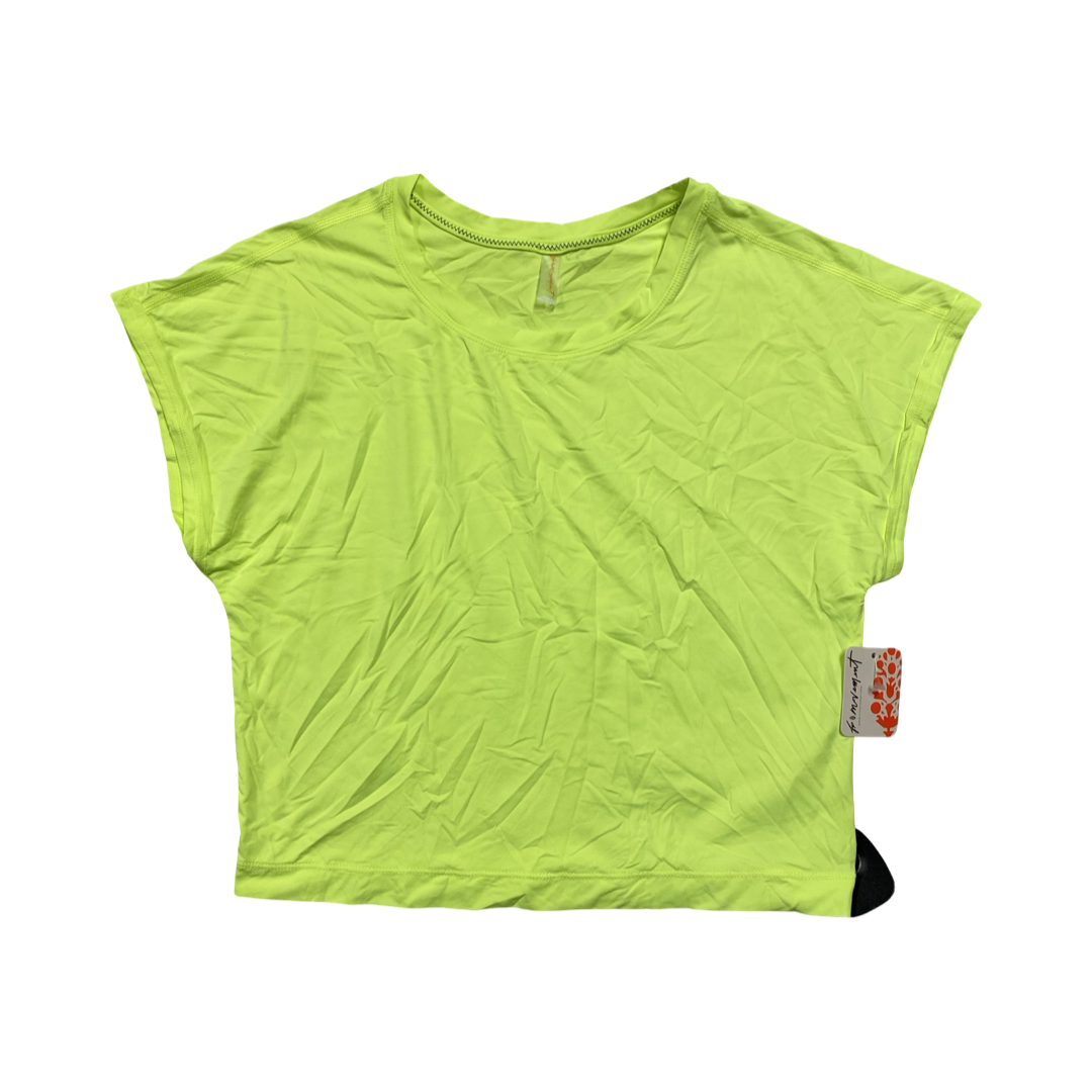 Athletic Top Ss By Free People In Yellow, Size:Xl