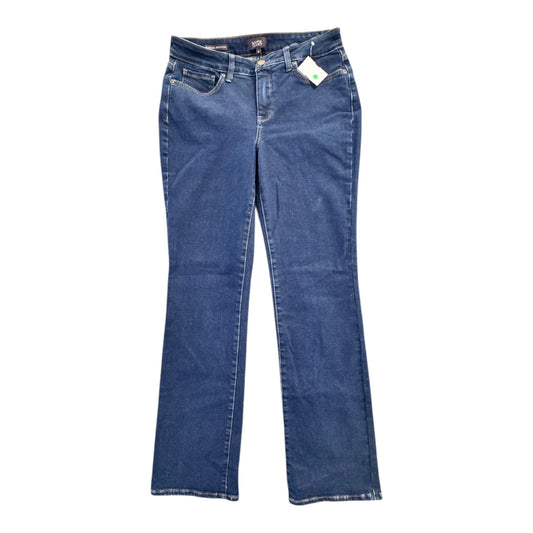 Jeans Straight By Not Your Daughters Jeans In Blue Denim, Size:8