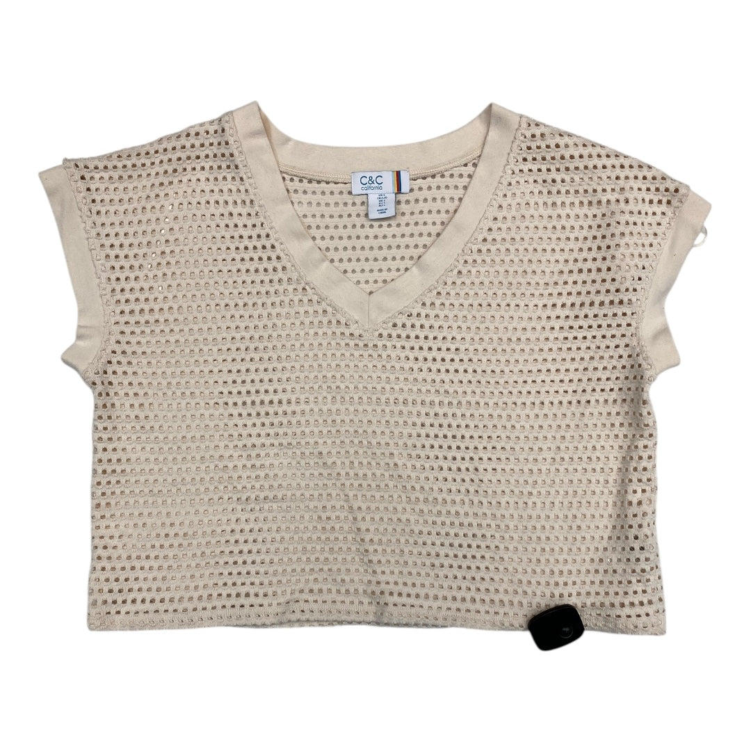 Top Ss By C And C In Cream, Size:L