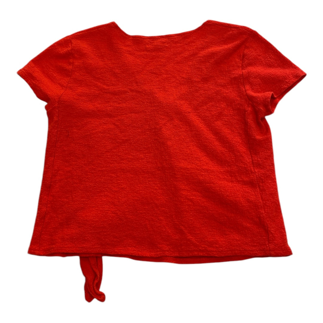 Top Sleeveless By Madewell In Red, Size:L