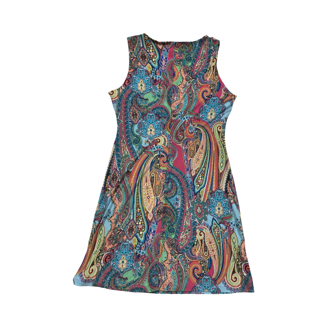 Dress Casual Maxi By Tommy Hilfiger In Multi, Size:10
