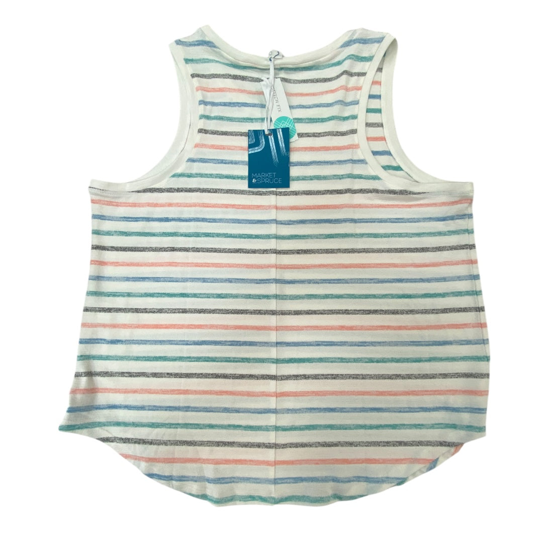 Top Sleeveless By Market & Spruce In Multi, Size:Xxl