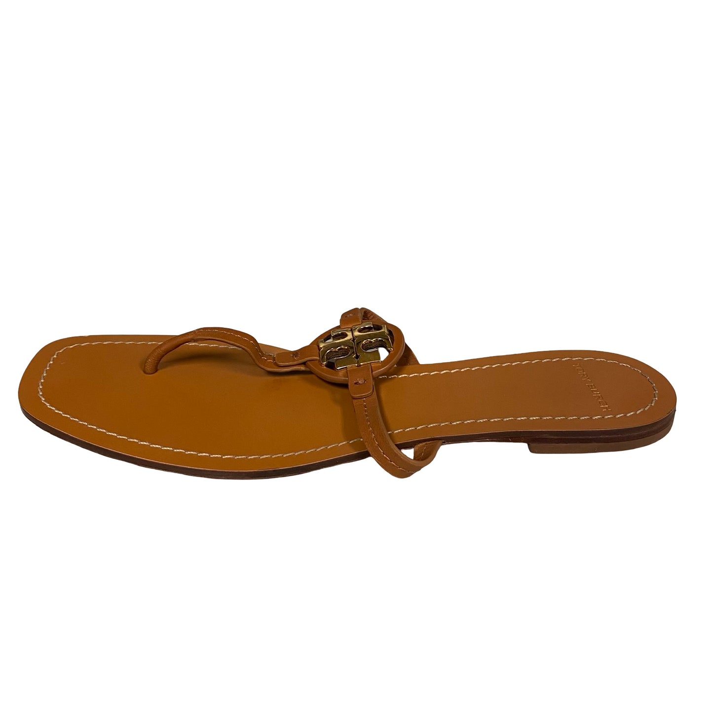 Sandals Designer By Tory Burch In Gold & Tan, Size:11