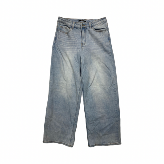 Jeans Wide Leg By ONESO In Blue Denim, Size:10