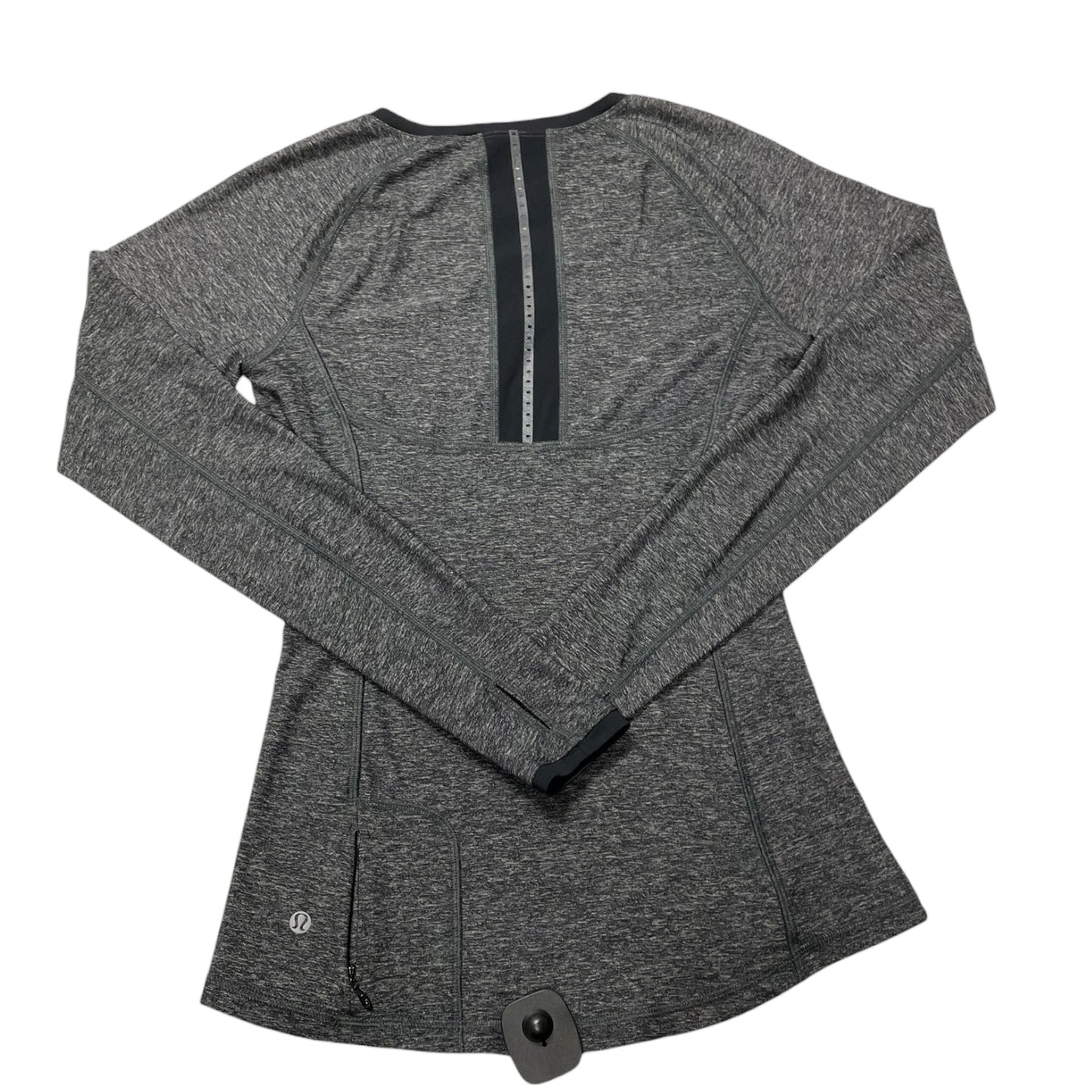 Athletic Top Ls Collar By Lululemon In Black, Size:4