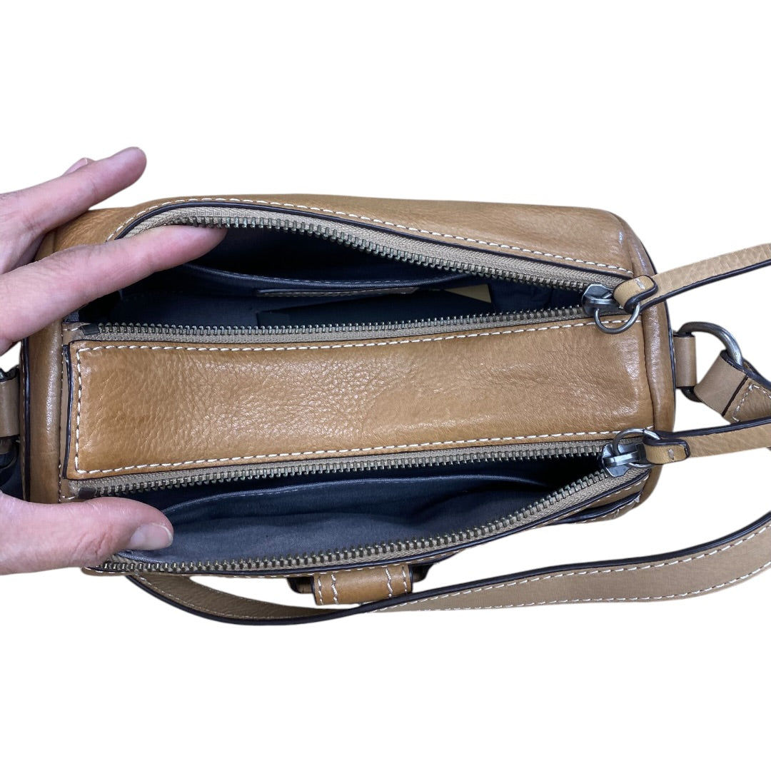 Handbag Leather By Frye In Brown, Size:Small