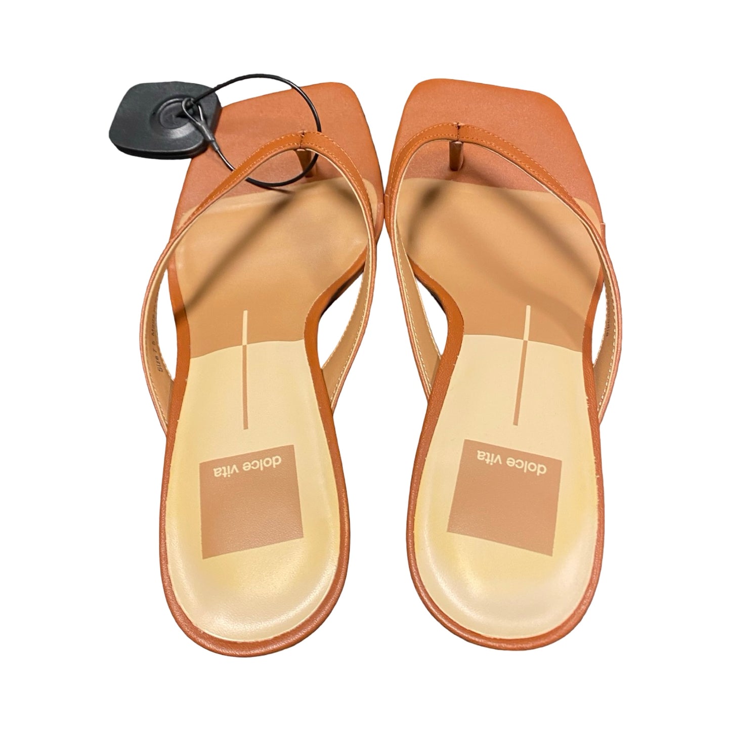 Sandals Heels Kitten By Dolce Vita In Brown, Size:7.5