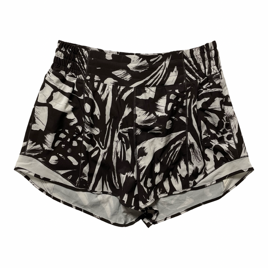 Athletic Shorts By Lululemon In BROWN AND WHITE , Size:8