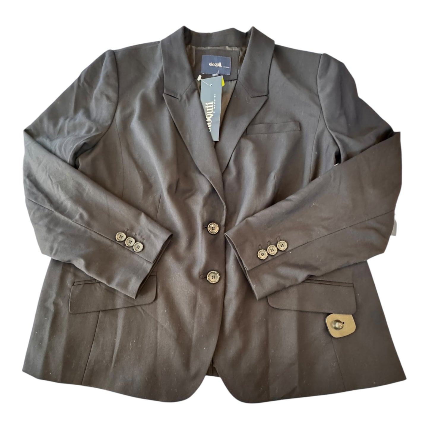 Blazer By Eloquii In Navy, Size:18