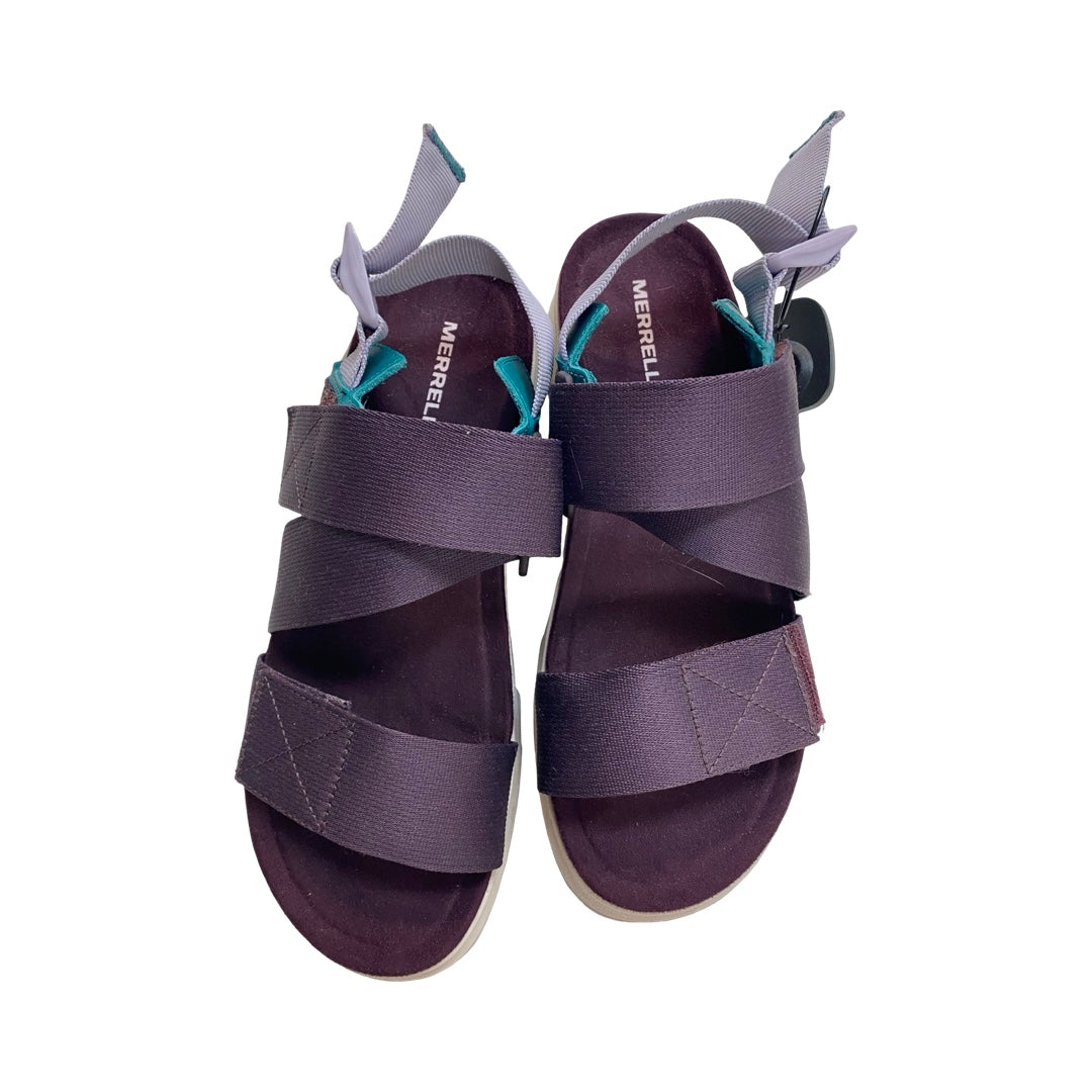 Sandals By MERRELL In Purple, Size:7