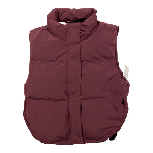Vest Puffer & Quilted By Thread And Supply In Purple, Size:S
