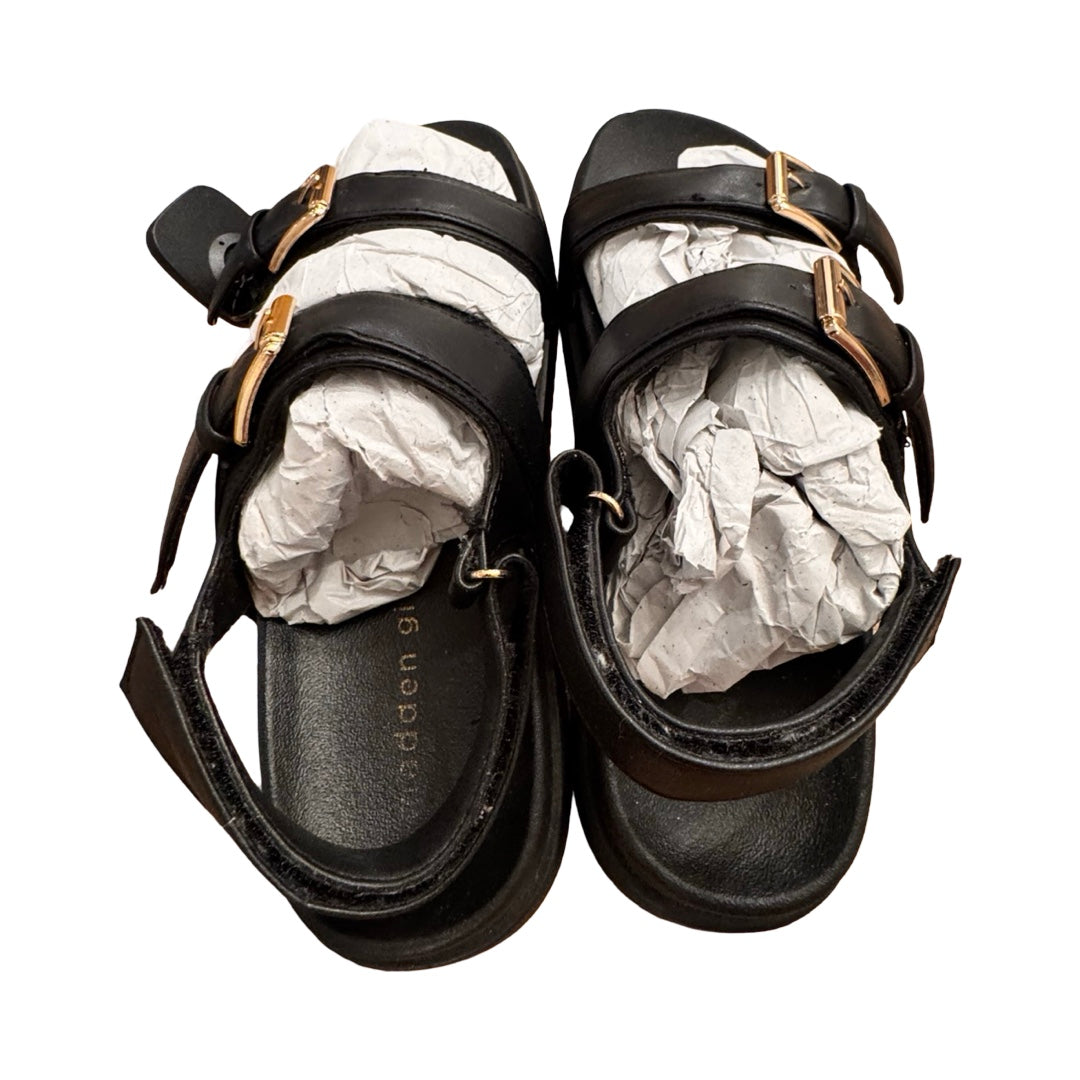 Sandals Flats By Madden Girl In Black, Size:7