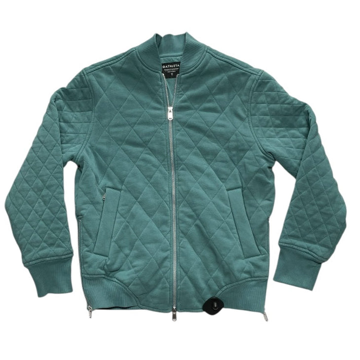 Athletic Jacket By Athleta In Green, Size:Xs