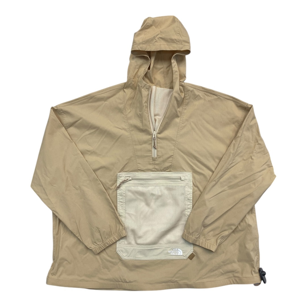 Jacket Windbreaker By The North Face In Cream, Size:2X
