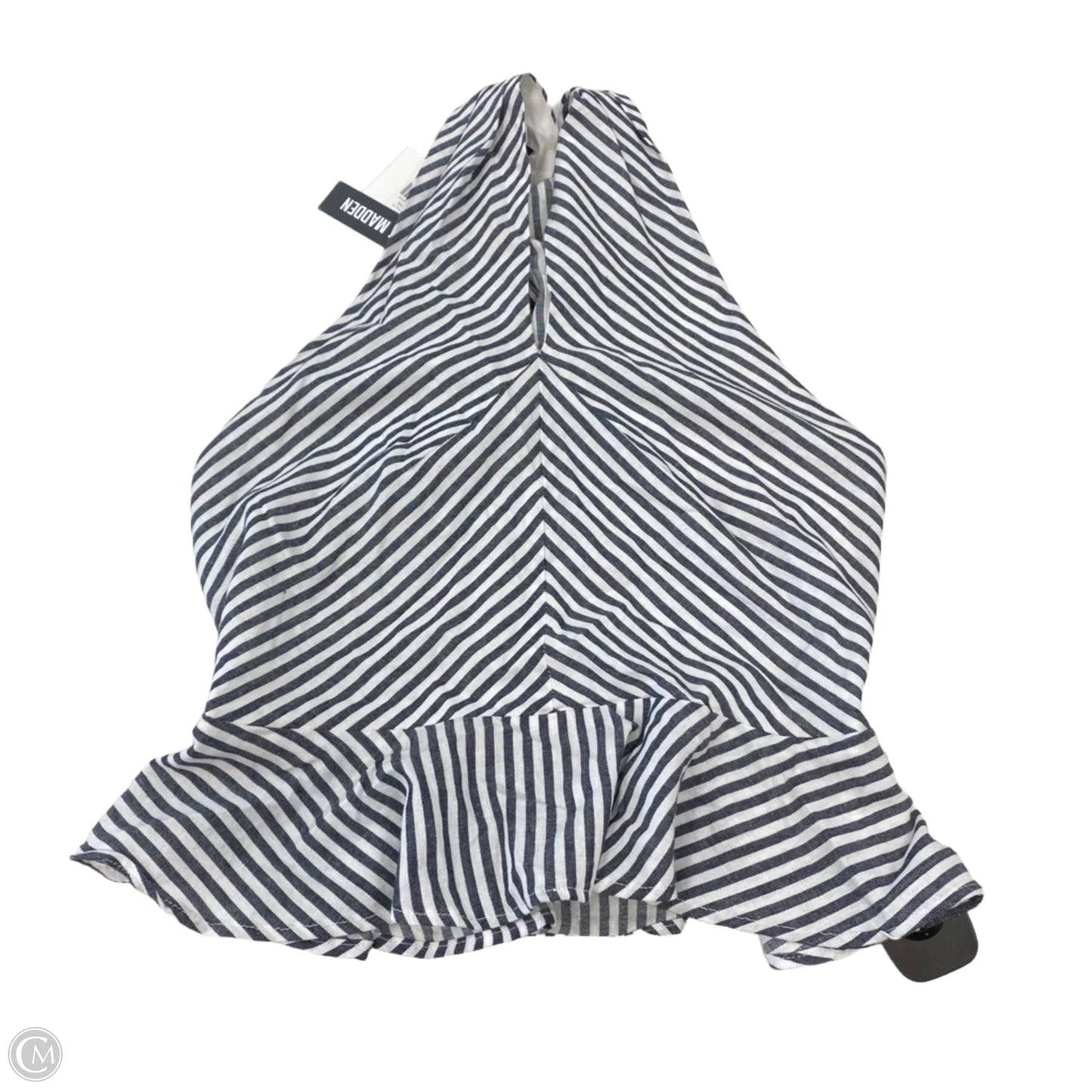 Top Sleeveless By Steve Madden In Striped Pattern, Size: S