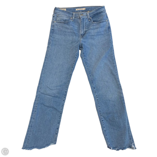 Jeans Skinny By Levis In Blue Denim, Size: 4