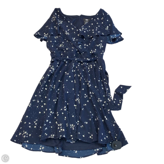 Dress Casual Short By Dkny In Blue, Size: 8p