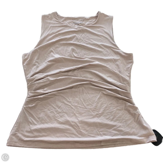 Top Sleeveless By Rachel Zoe In Tan, Size: L