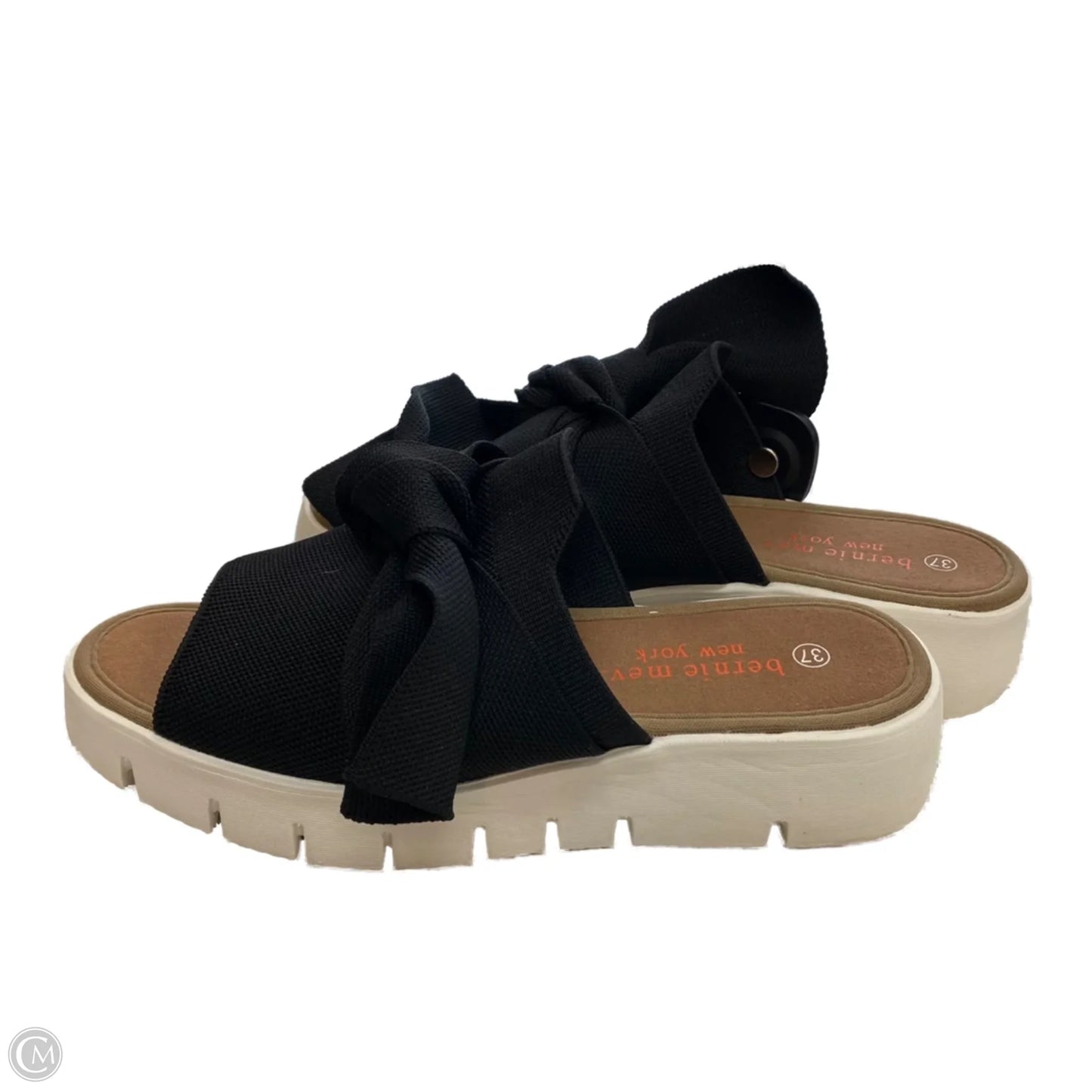 Sandals Heels Block By Bernie Mev In Black, Size: 6.5