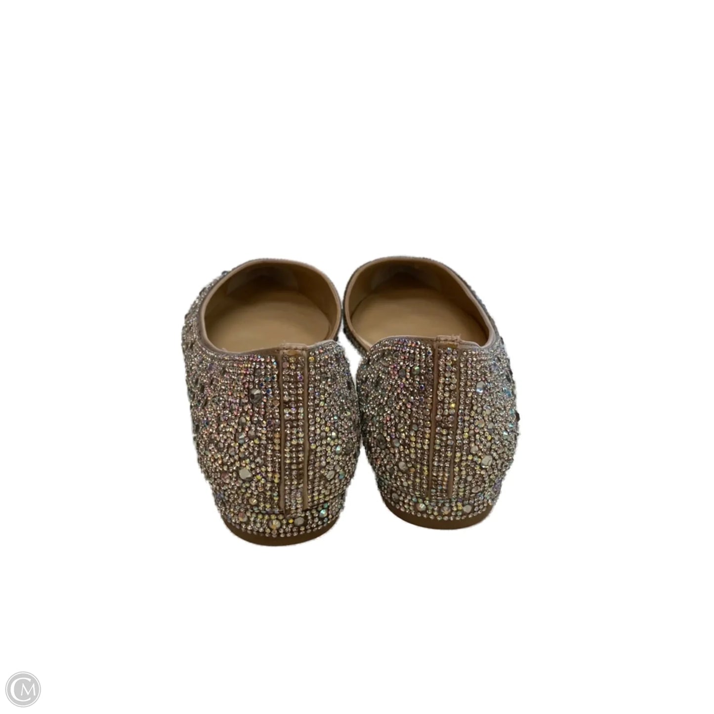 Shoes Flats By Betsey Johnson In Silver, Size: 10