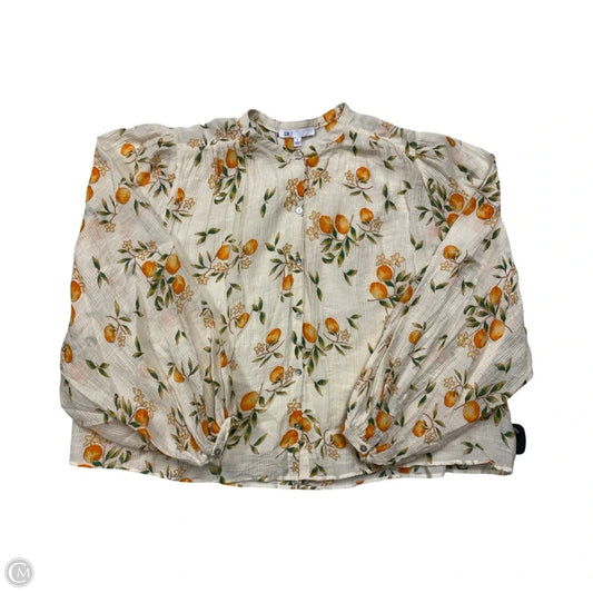 Top Long Sleeve By Dr2 In Multi-colored, Size: S