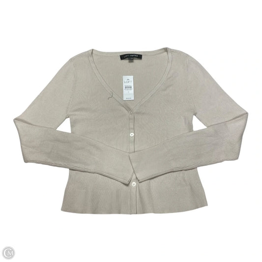 Top Long Sleeve By Loft In Tan, Size: S