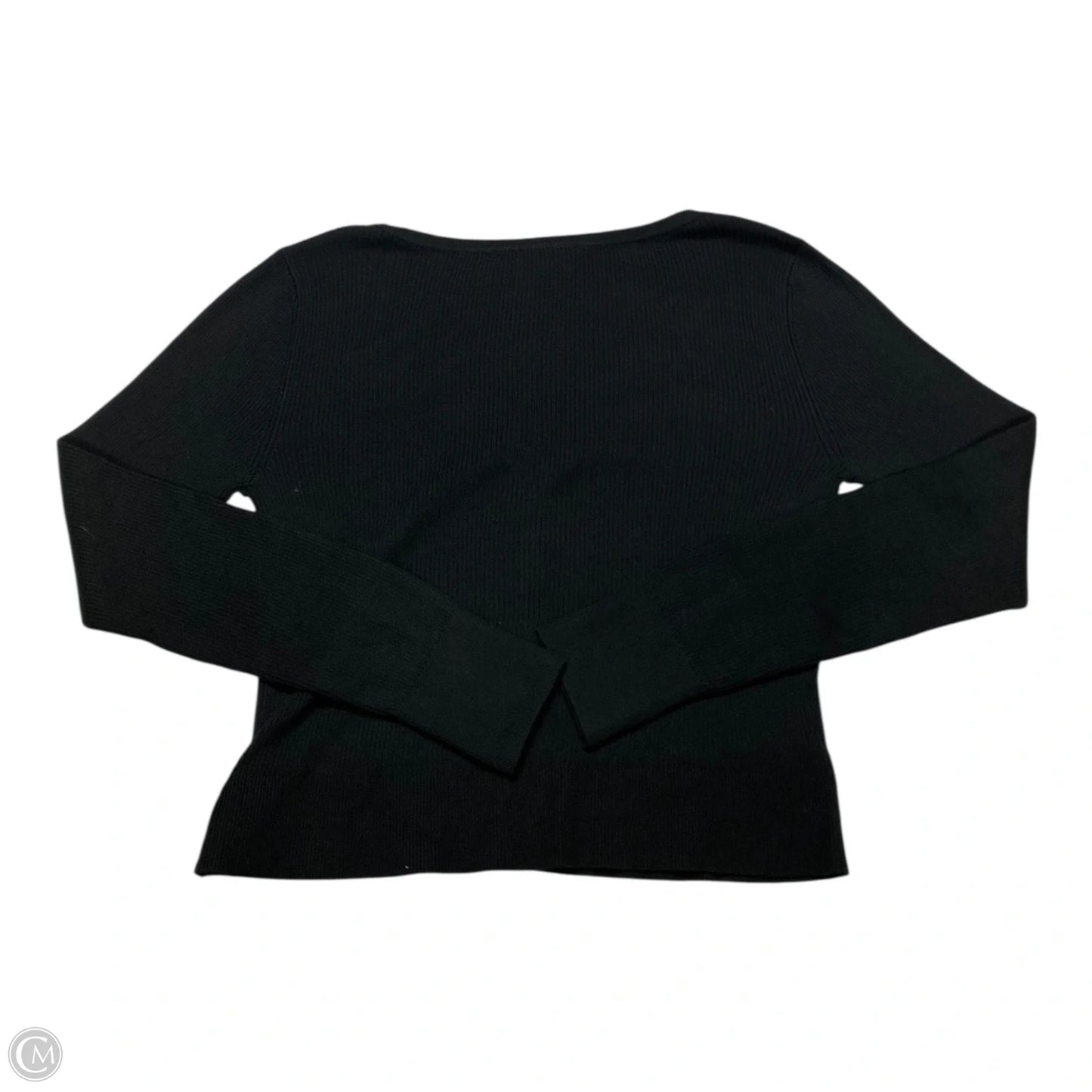 Top Long Sleeve By Loft In Black, Size: M