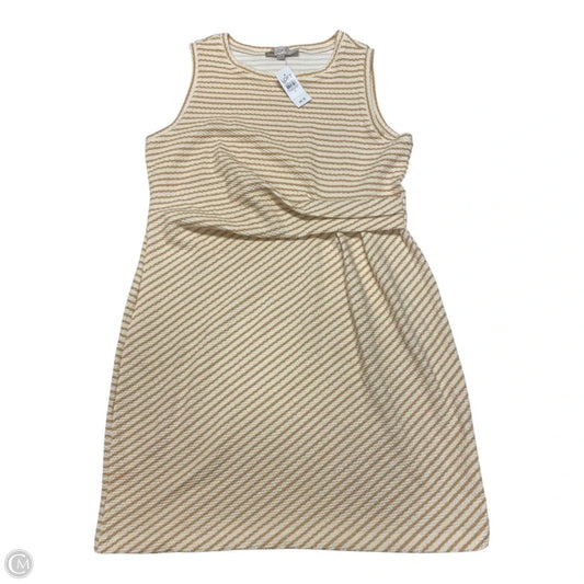 Dress Casual Short By Loft In Tan, Size: M