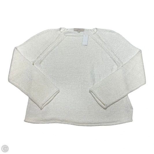Sweater By Loft In White, Size: M