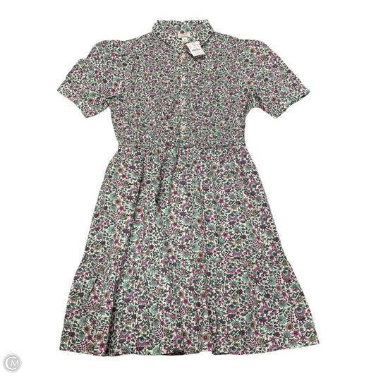 Dress Casual Midi By J. Crew In Floral Print, Size: M