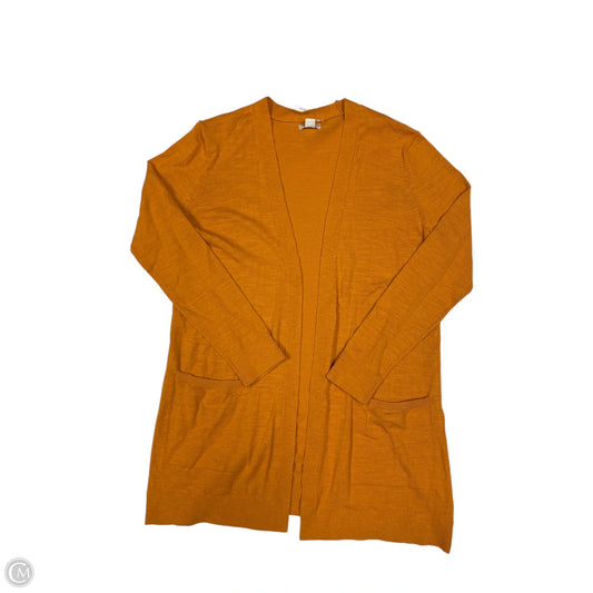 Sweater Cardigan By J. Crew In Gold, Size: Xs