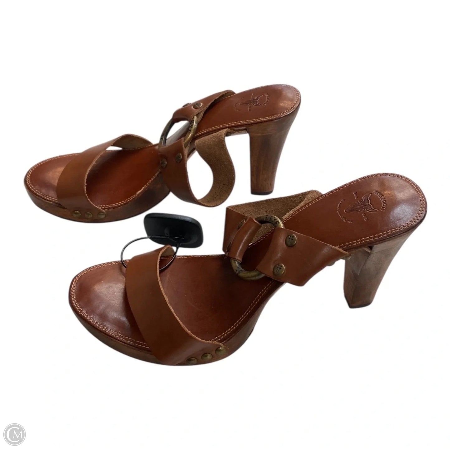 Sandals Designer By Frye In Brown, Size: 8