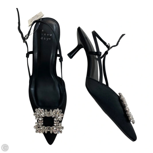 Shoes Heels Kitten By A New Day In Black, Size: 7