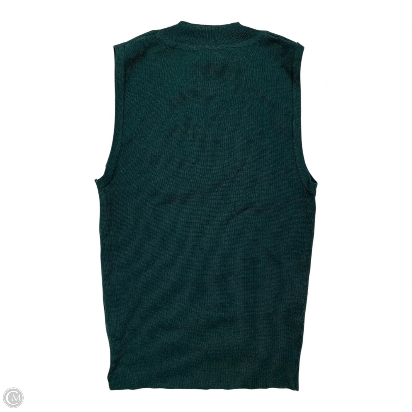 Top Sleeveless By Mystree In Green, Size: S