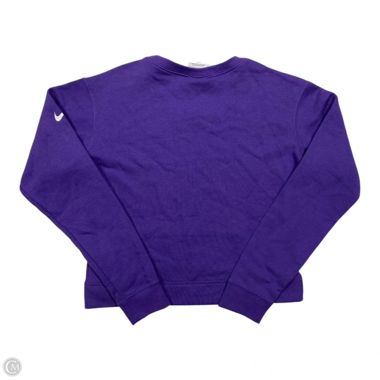Athletic Sweatshirt Crewneck By Nfl In Purple, Size: S