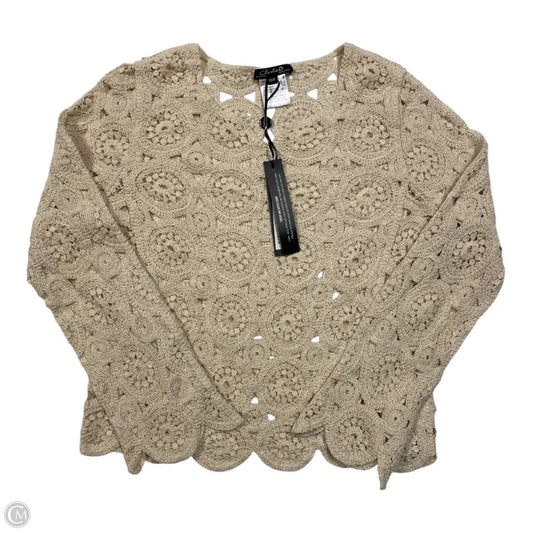 Sweater By Charlie B In Tan, Size: Xs