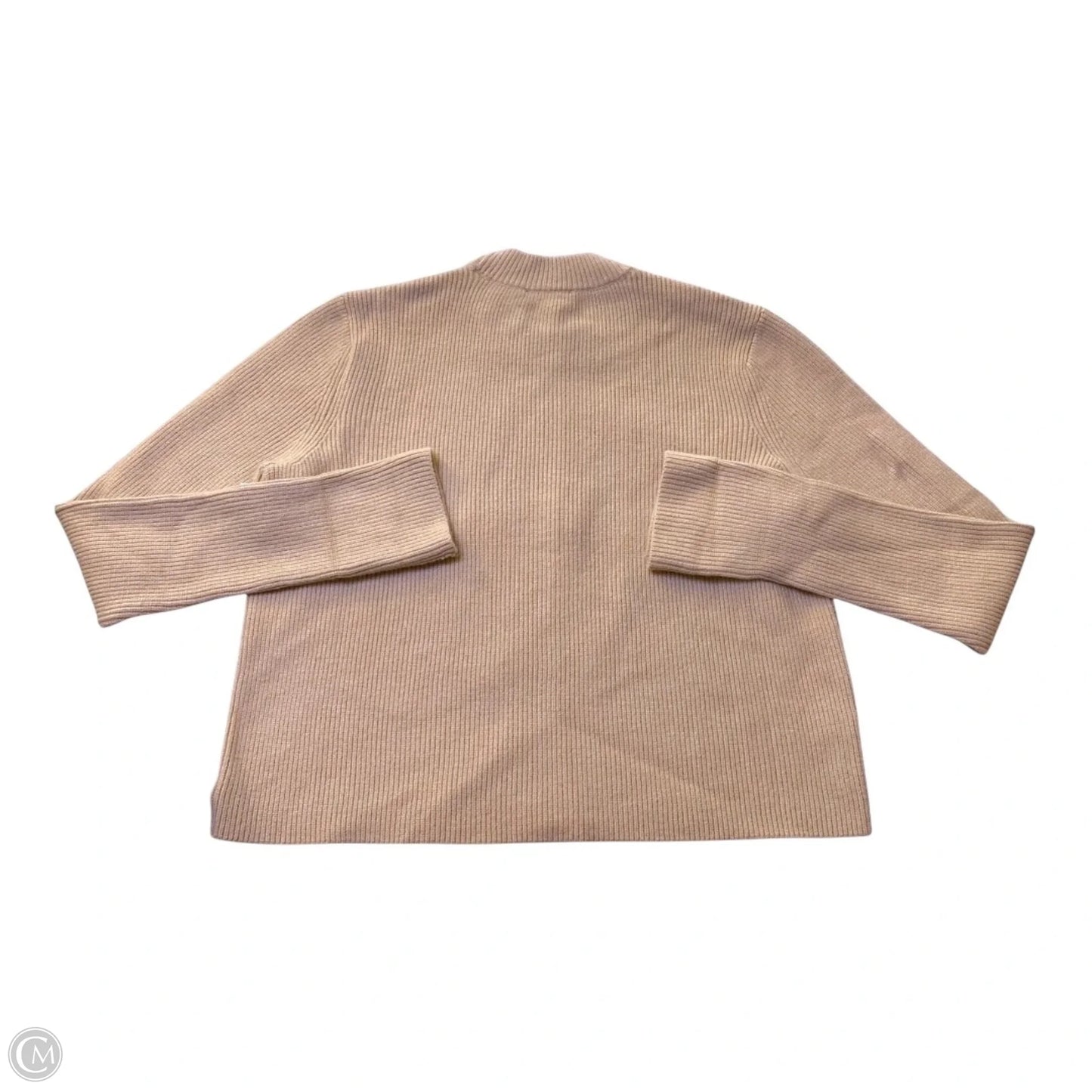 Sweater By Ann Taylor In Tan, Size: L