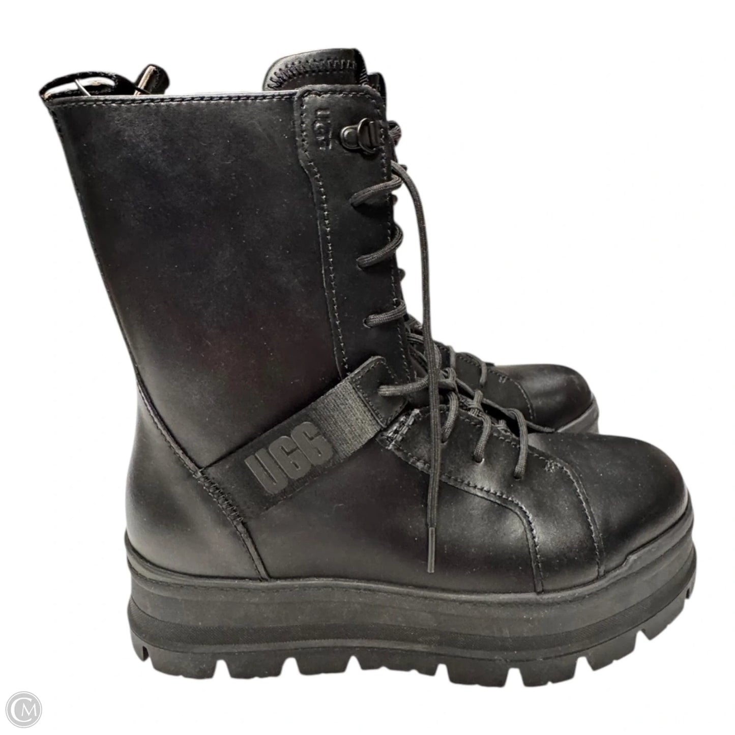 Boots Designer By Ugg In Black, Size: 10