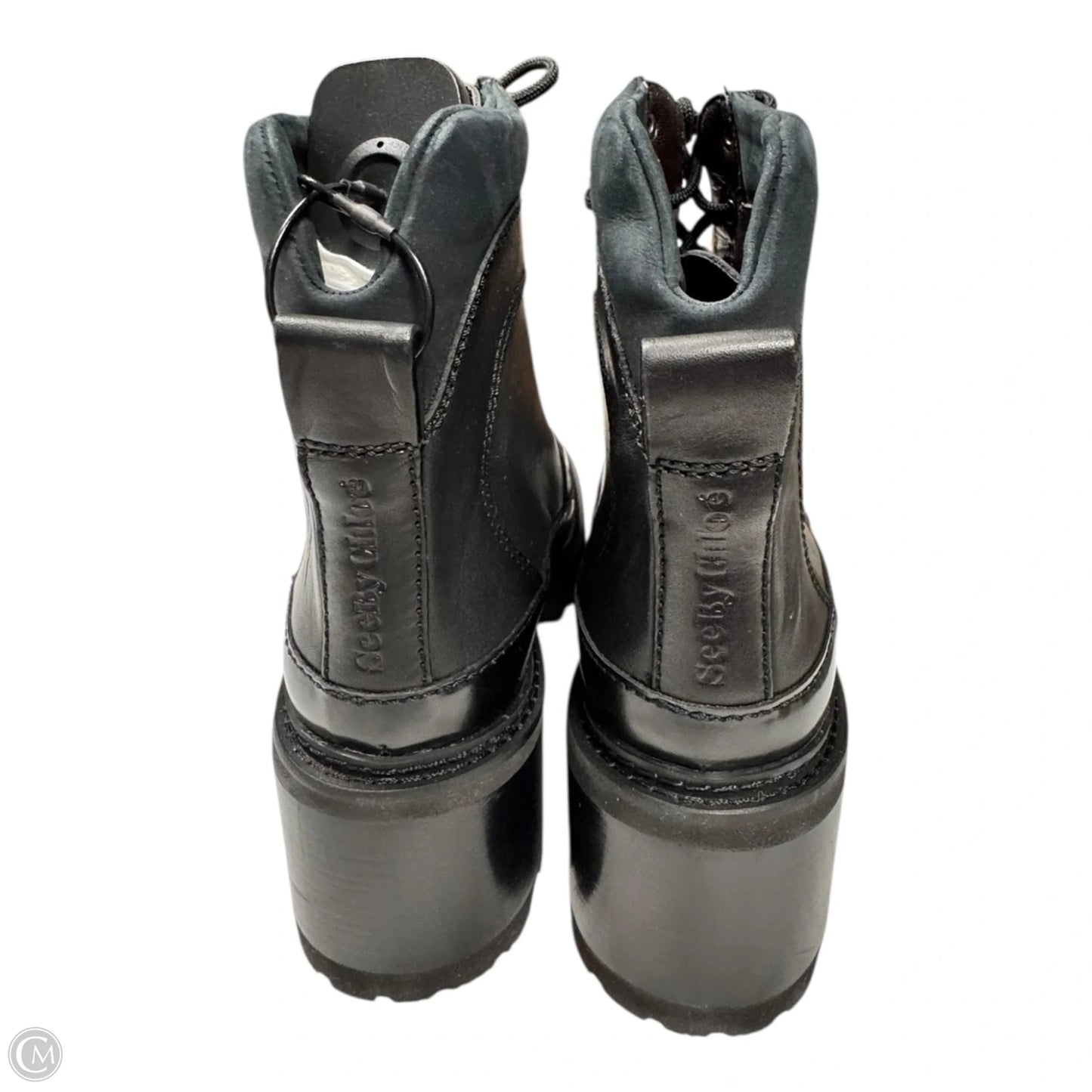Boots Designer By See By Chloe In Black, Size: 9.5
