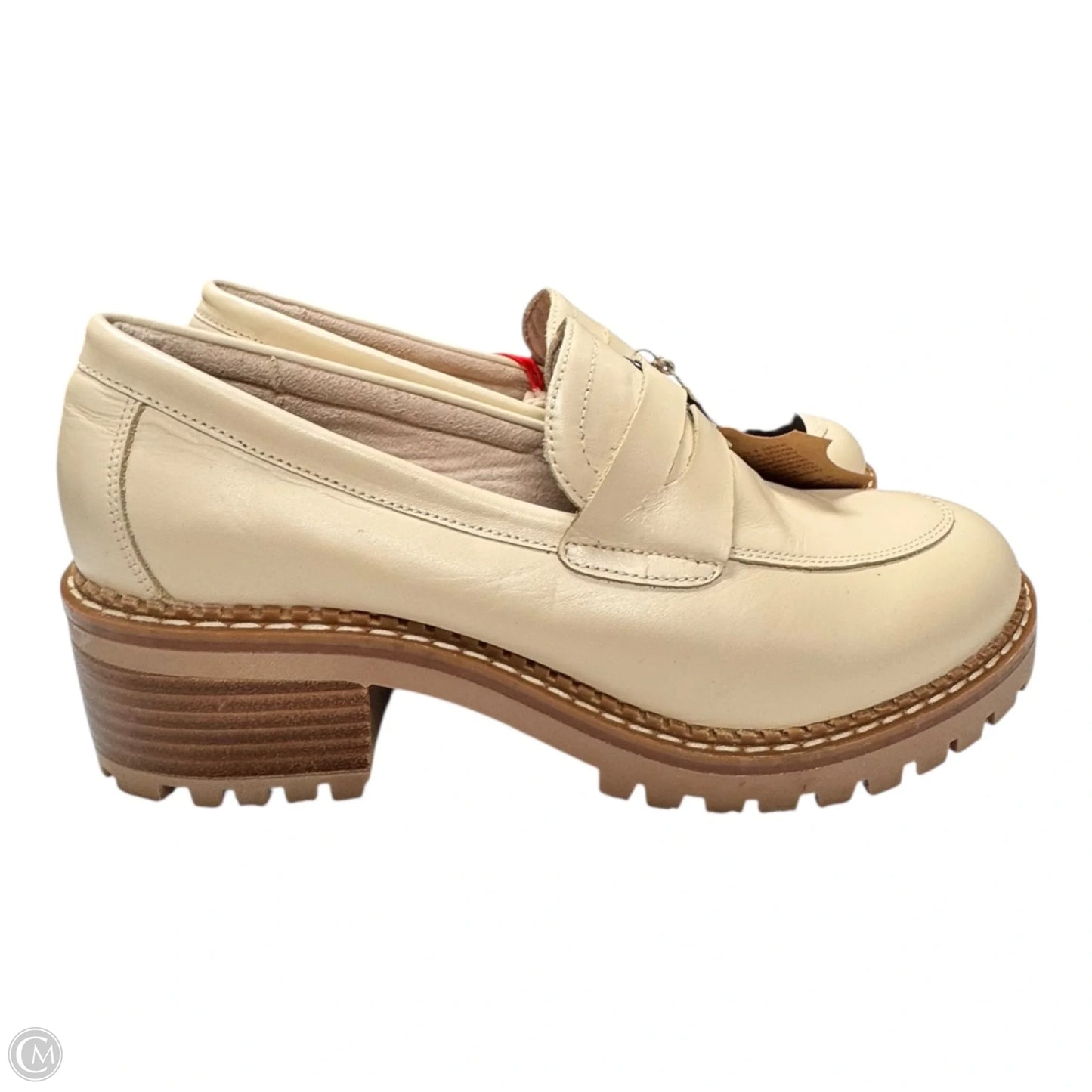Shoes Heels Block By BERTUCHI In Tan, Size: 9.5