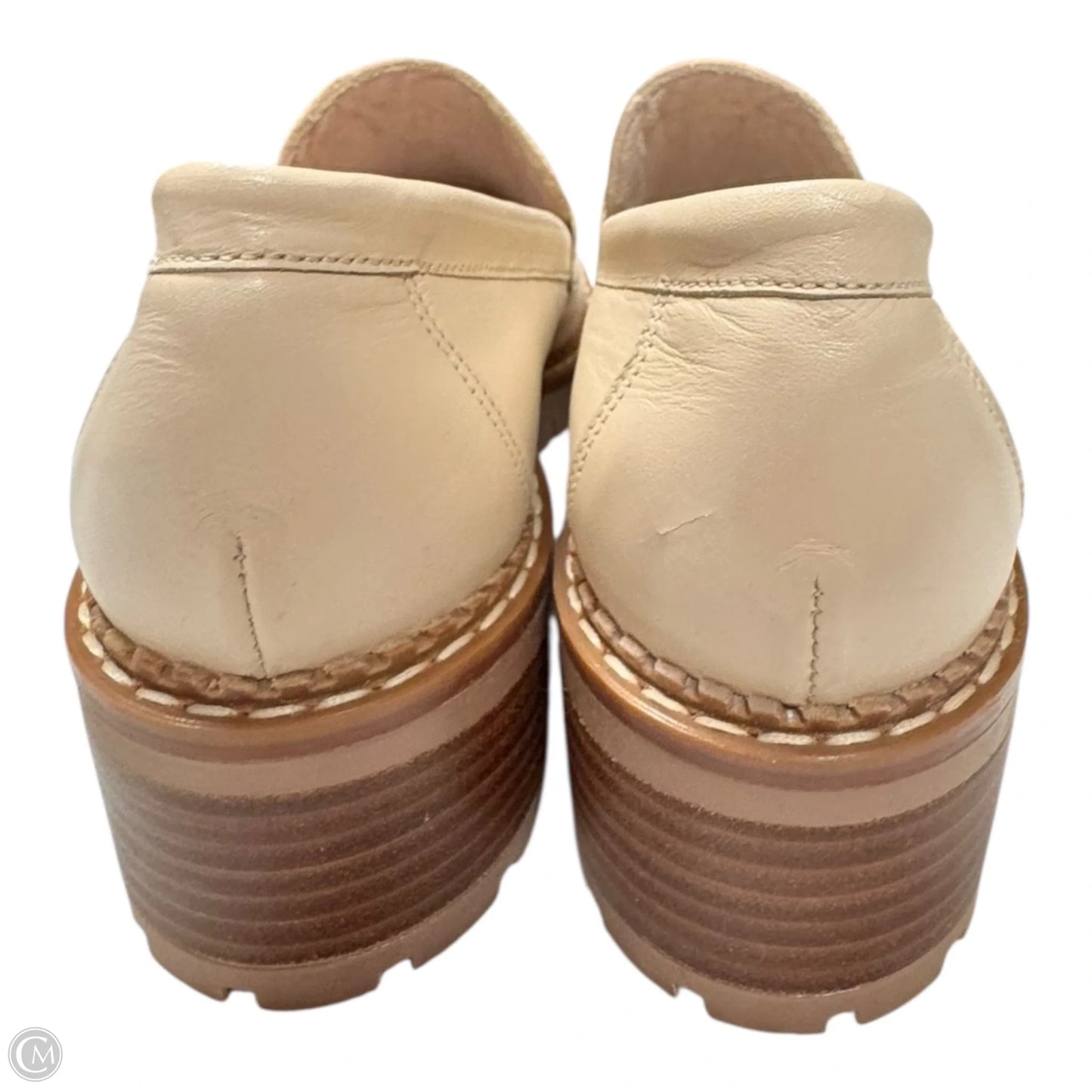 Shoes Heels Block By BERTUCHI In Tan, Size: 9.5